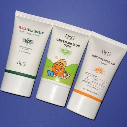 グリーンマイルドアップサンプラス/Dr.G/日焼け止めクリームを使ったクチコミ(4枚目)