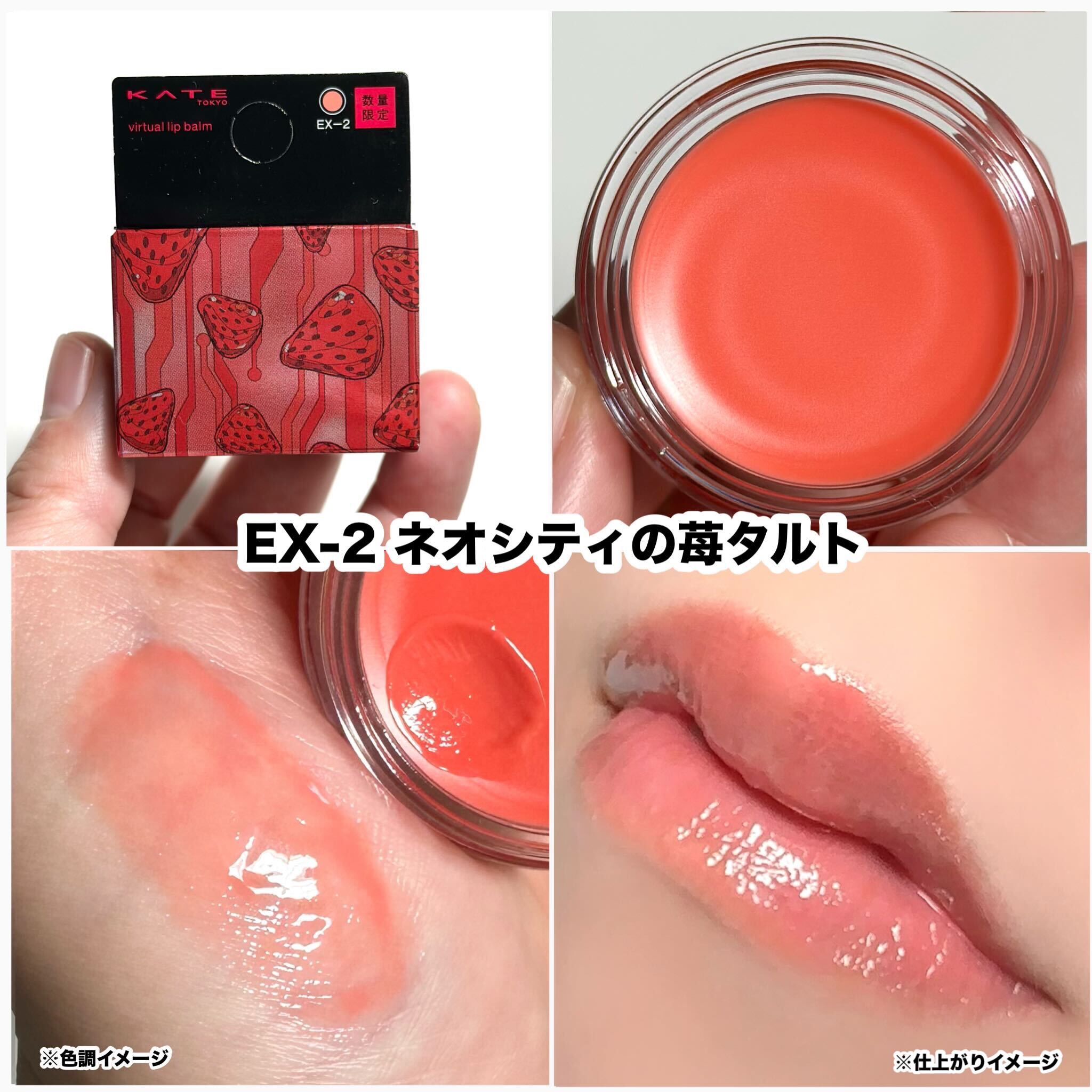 2024年秋新作リップバーム】ケイト バーチャルリップバーム｜KATEの