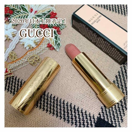 グッチ ルージュ ア レーヴル サタン/GUCCI beauty/口紅を使ったクチコミ(1枚目)
