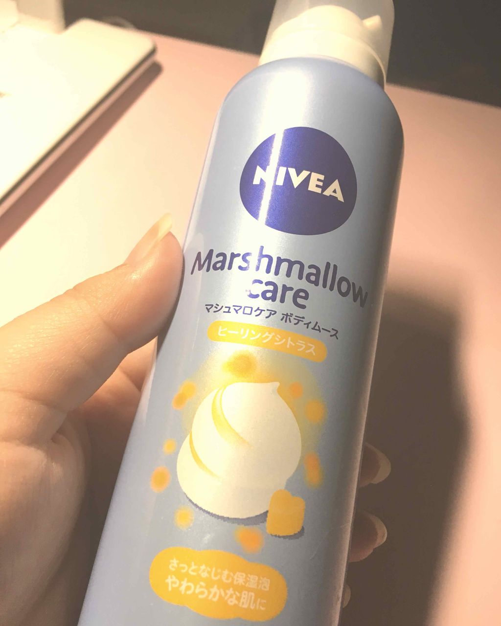 マシュマロケア ボディムース シルキーフラワー/ニベア/ボディローションを使ったクチコミ(1枚目)