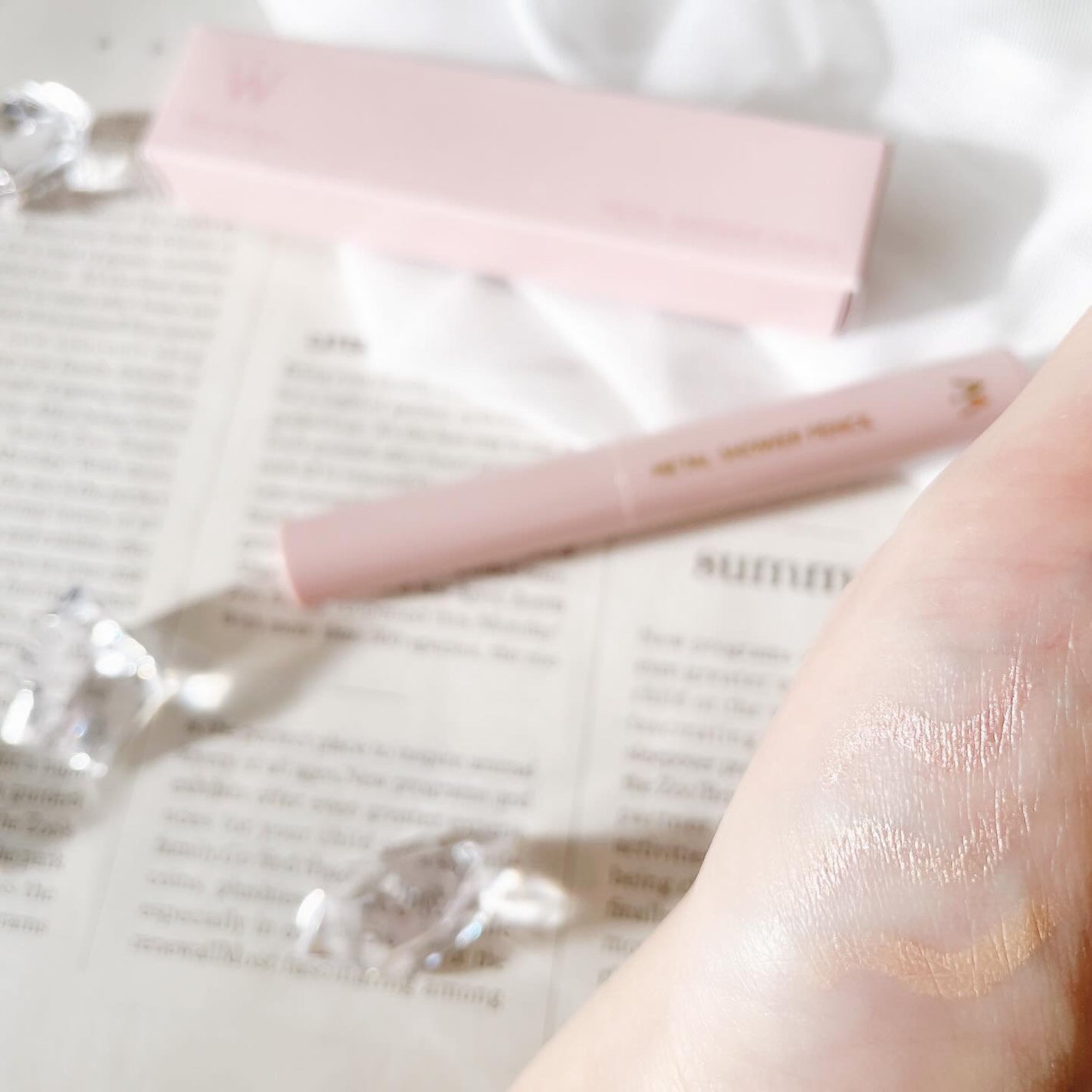 ウォンジョンヨ メタルシャワーペンシル/Wonjungyo/スティックアイシャドウを使ったクチコミ(3枚目)