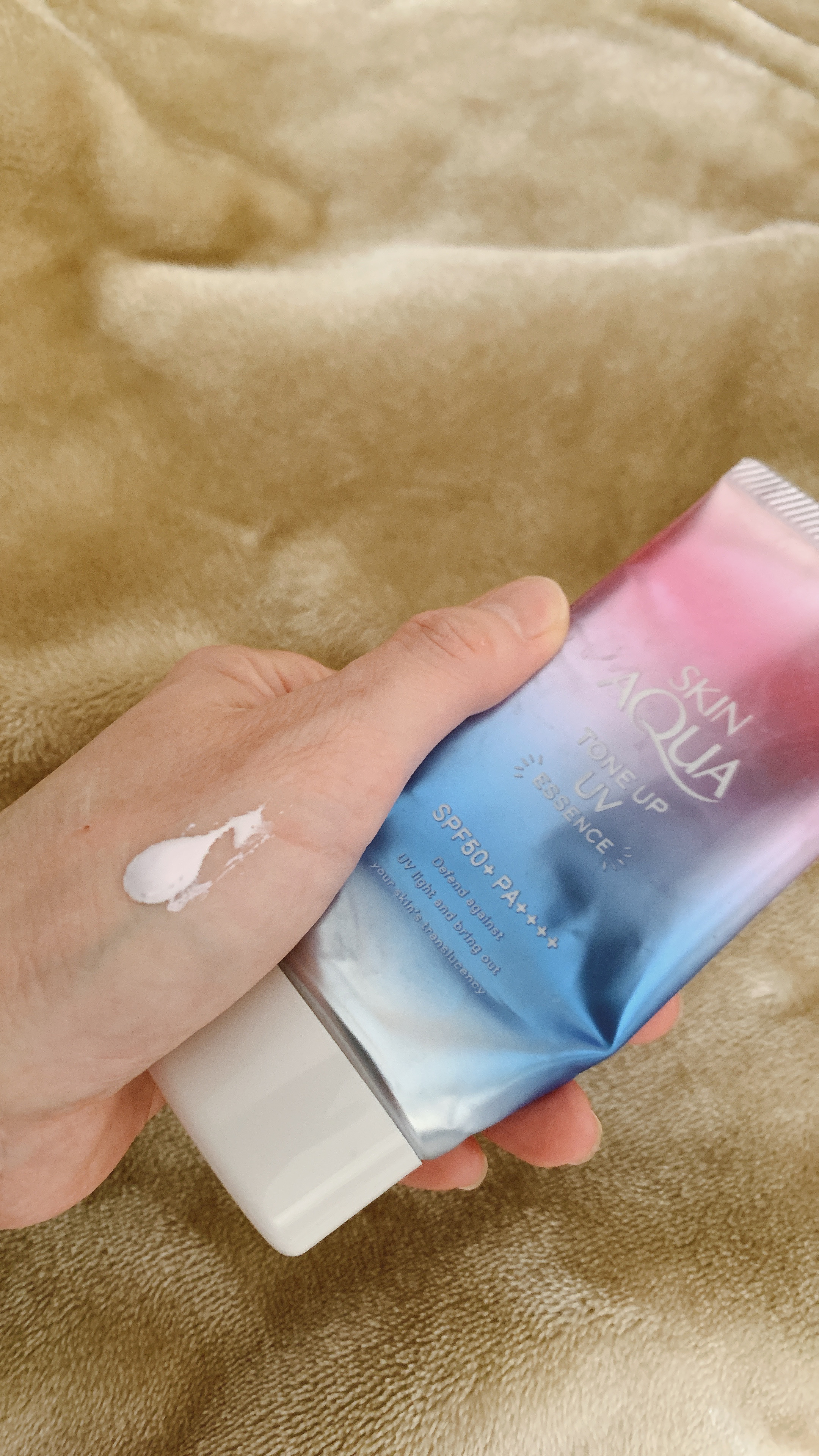スキンアクア トーンアップUVエッセンス/スキンアクア/日焼け止めクリームを使ったクチコミ（2枚目）