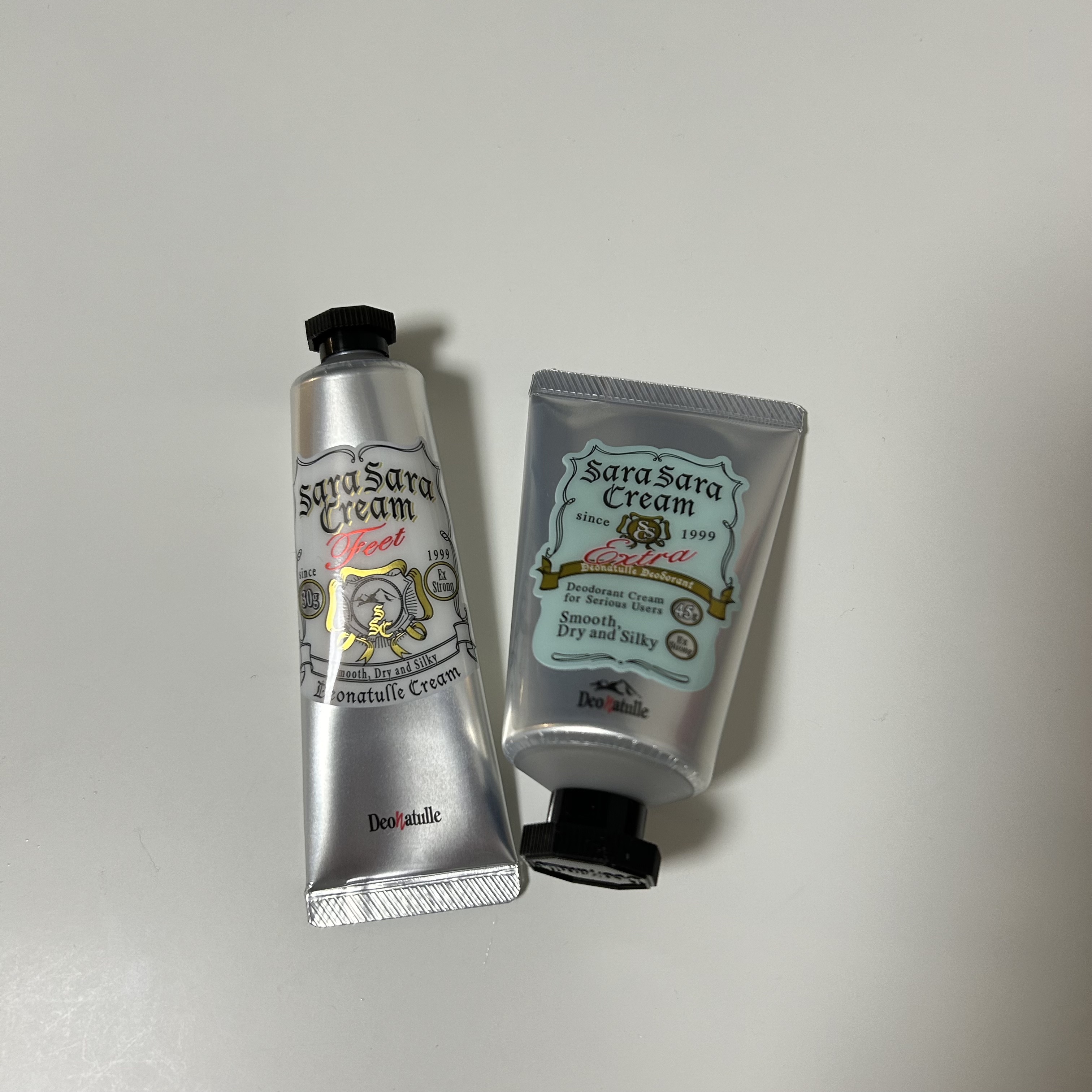 薬用足指さらさらクリーム/デオナチュレ/デオドラント・制汗剤を使ったクチコミ（2枚目）