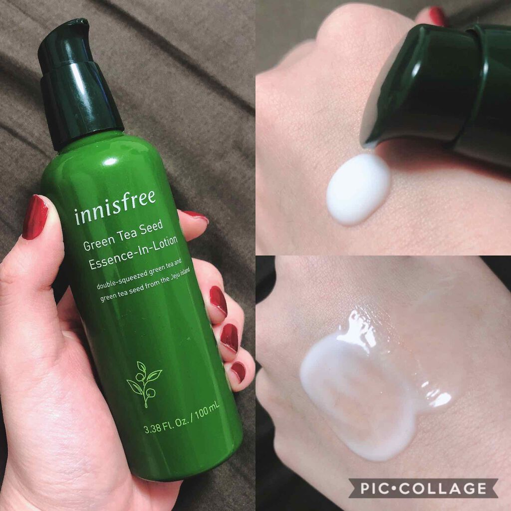 グリーンティーシード エッセンスインローション/innisfree/乳液を使ったクチコミ(1枚目)