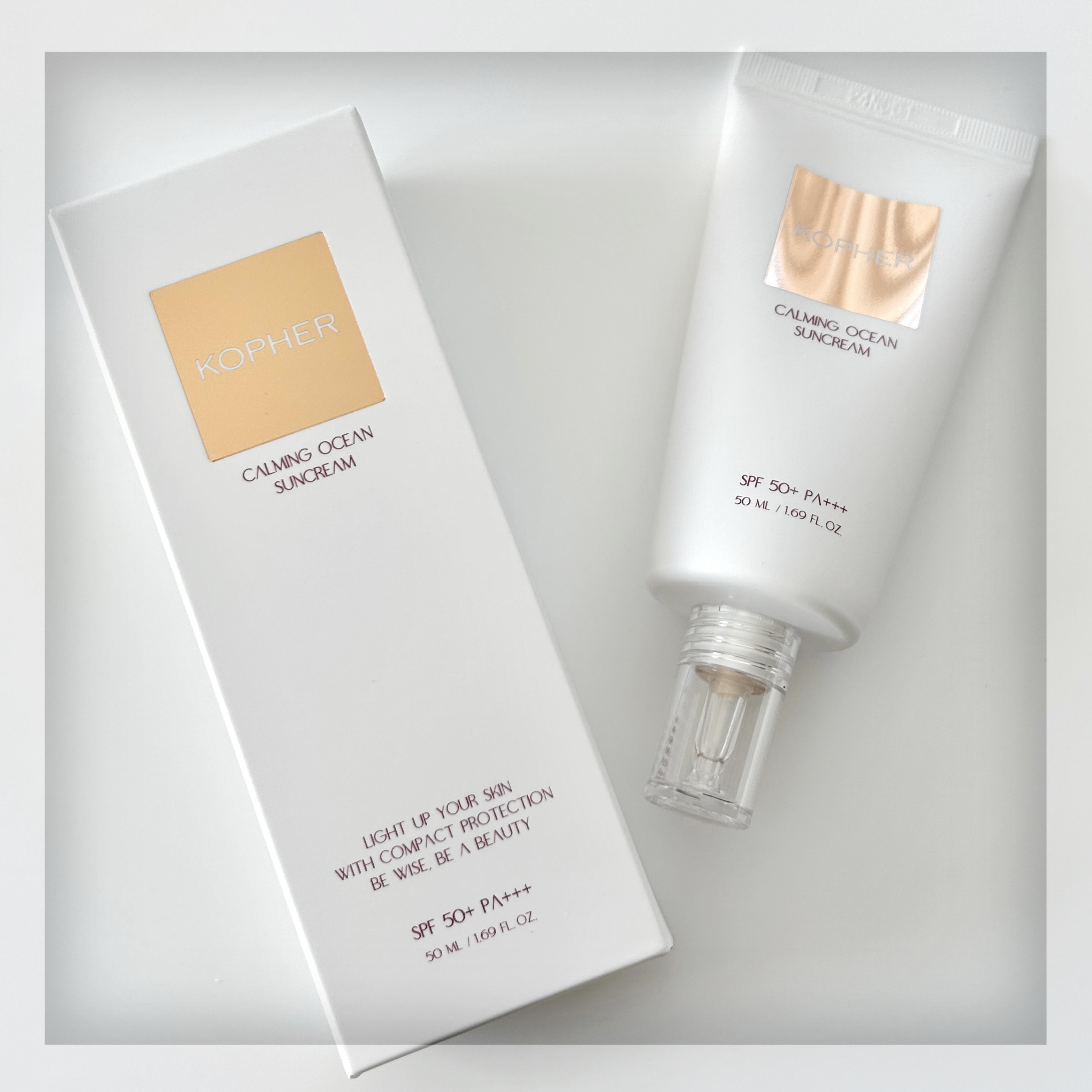 CALMING OCEAN SUNCREAM/KOPHER/日焼け止めクリームを使ったクチコミ（2枚目）