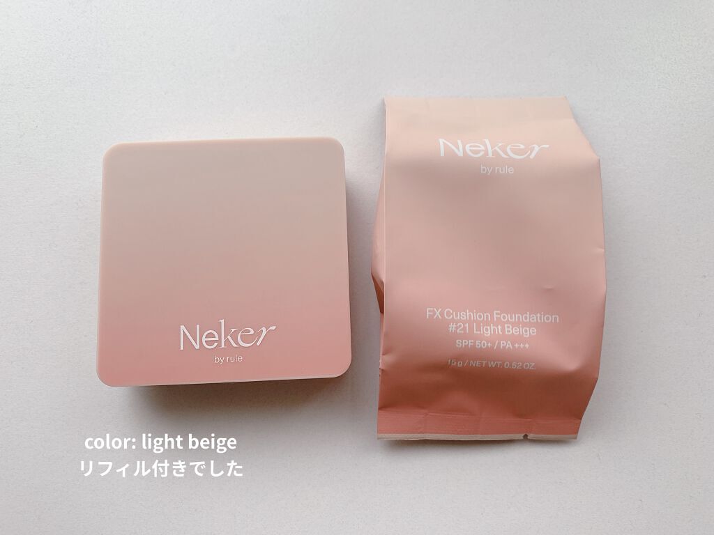 Neker  FXクッションファンデーションのクチコミ「購入品

------------------------------------------.....」（2枚目）