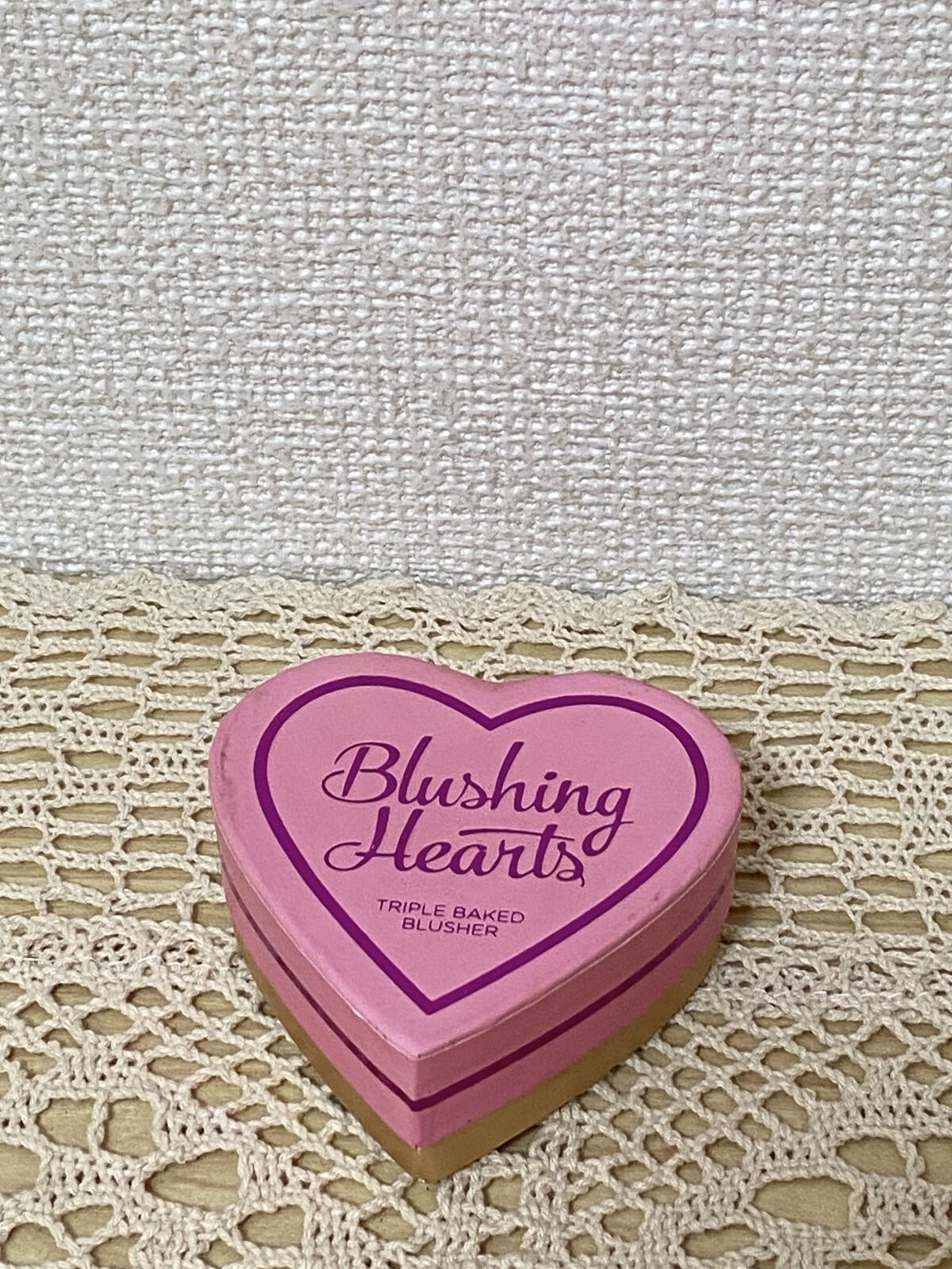 ブラッシング ハート/MAKEUP REVOLUTION/パウダーチークを使ったクチコミ（1枚目）