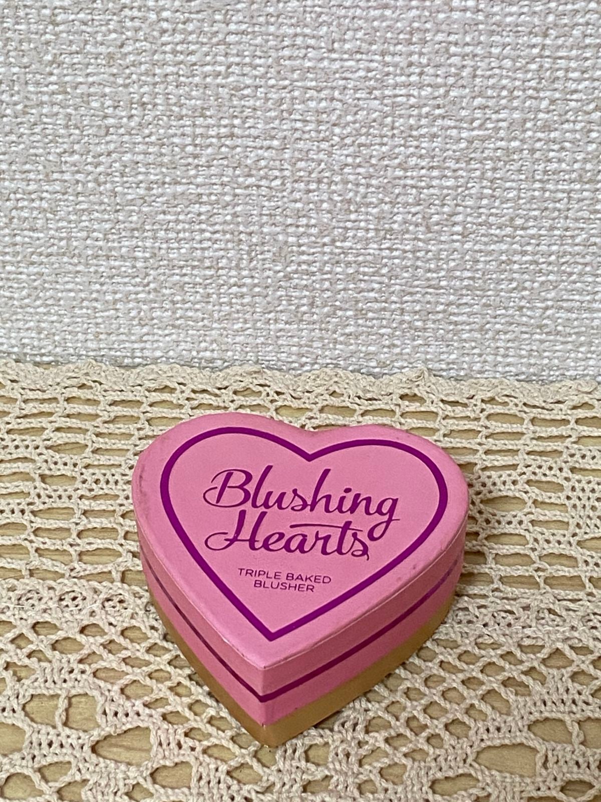 ブラッシング ハート/MAKEUP REVOLUTION/パウダーチークを使ったクチコミ(1枚目)