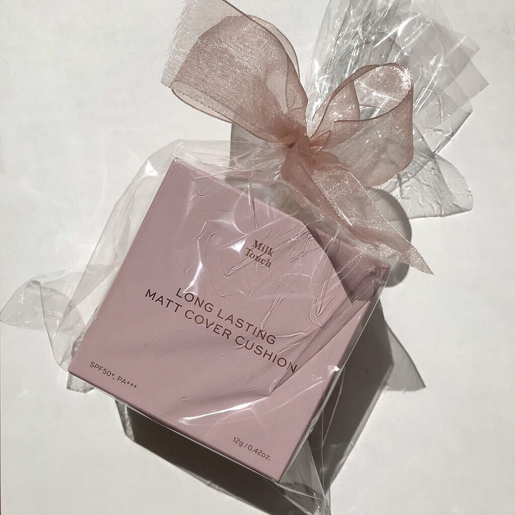 ロングラスティングマットカバークッション/Milk Touch/クッションファンデーションを使ったクチコミ(6枚目)