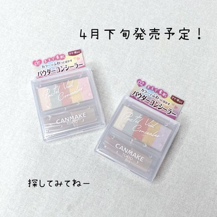 パステルヴェールコンシーラー/キャンメイク/パレットコンシーラーを使ったクチコミ(8枚目)