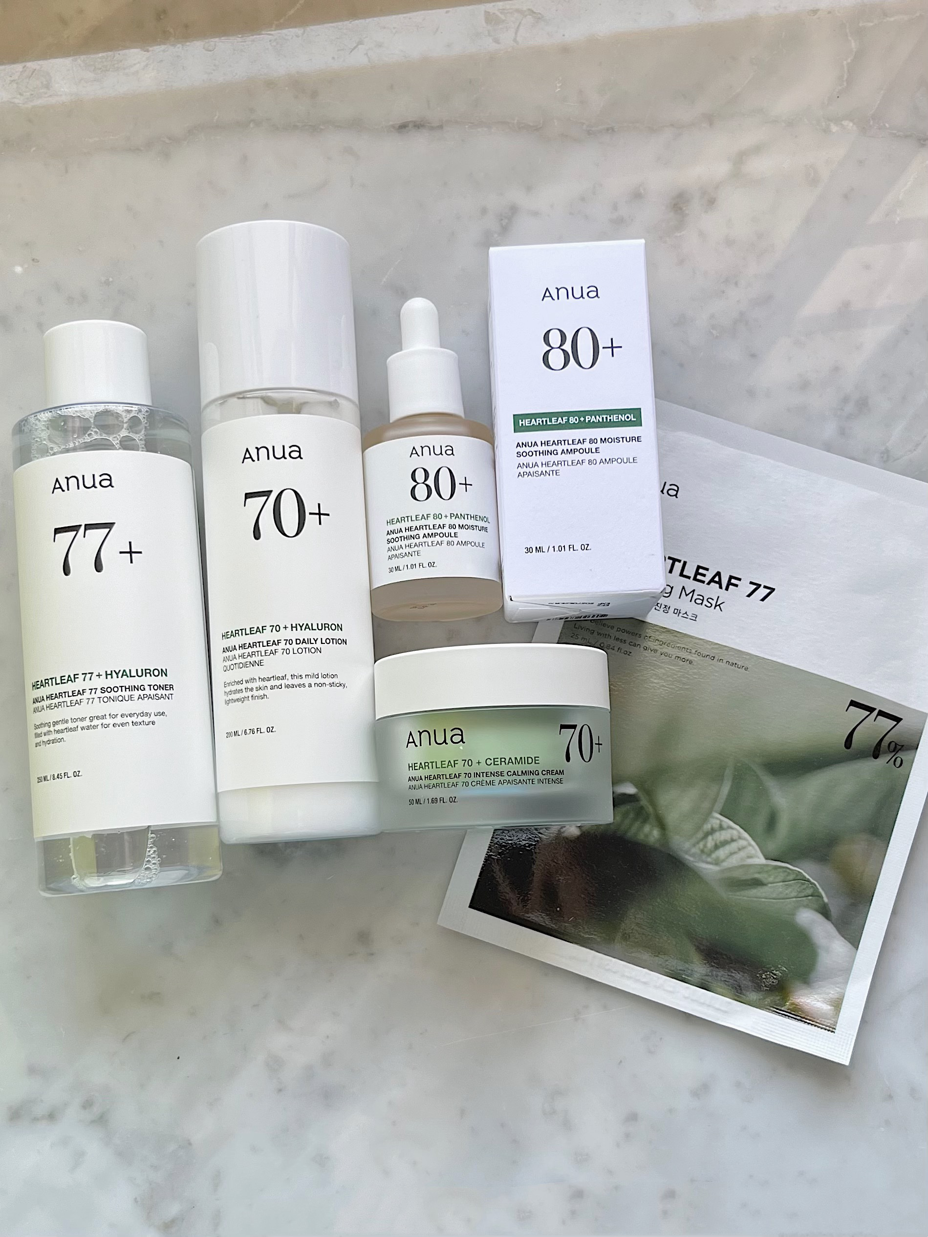 Anua 77+ ヒアルロン酸 トナー・100+ エッセンス・クリーム セット Anua 77+ ヒアルロン酸 トナー・100+ エッセンス・クリーム セット
