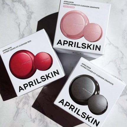 ハイパーカバーフィットクッション  グラファイト/APRILSKIN/クッションファンデーションを使ったクチコミ(9枚目)