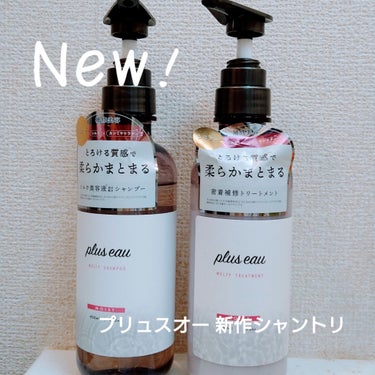 plus eau メルティシャンプー/メルティトリートメント


LIPSを通じてplus eau様よりいただきました。
ありがとうございます！

シャンプー新調したタイミングですが、こちらを10日ほど