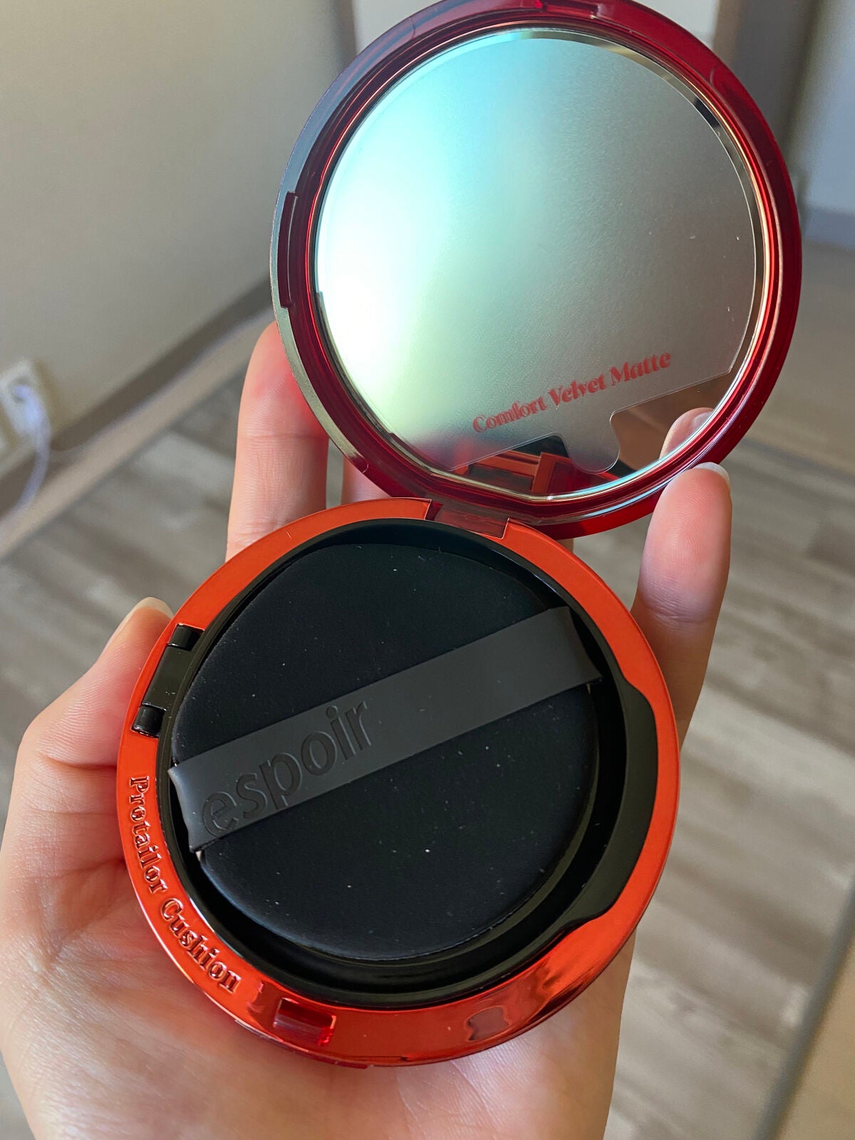 プロテーラービーベルベットカバークッション/espoir/クッションファンデーションを使ったクチコミ(2枚目)