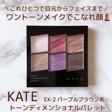 トーンディメンショナルパレット/KATE/メイクアップキットを使ったクチコミ（1枚目）