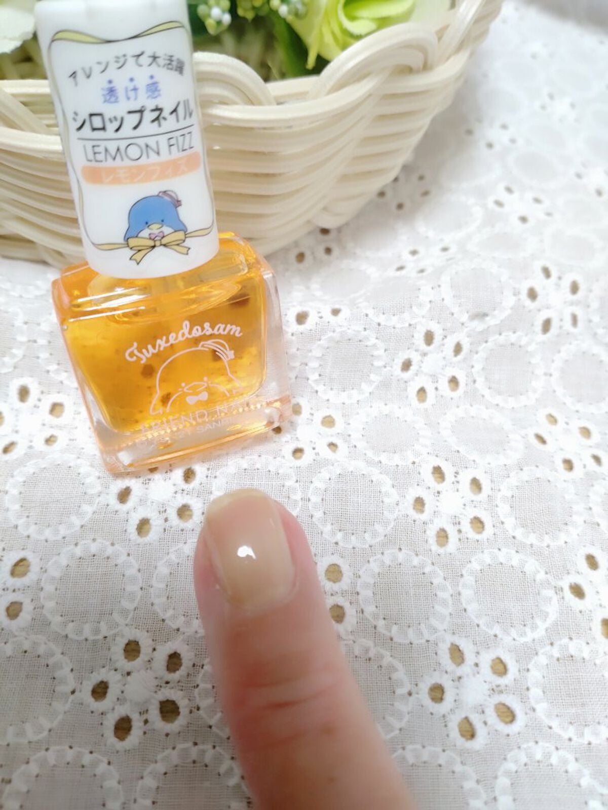 フレンドネイル(リニューアル品) /DAISO/マニキュアを使ったクチコミ(3枚目)