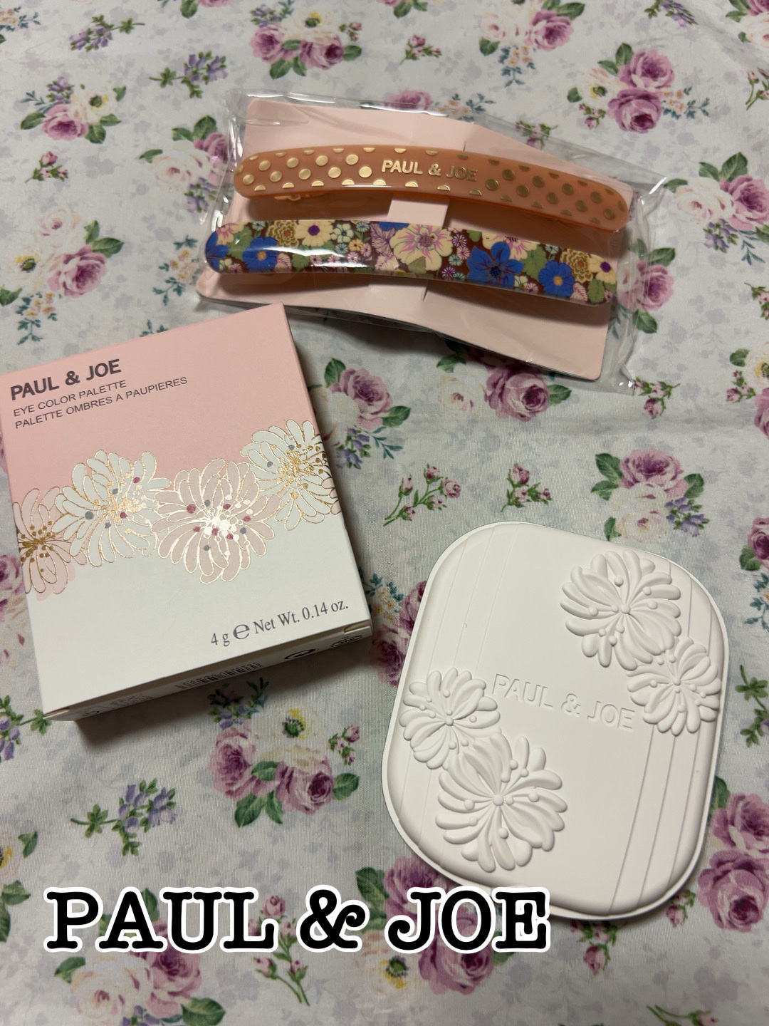 ポール ＆ ジョー アイデザイン パレット 04 フィルム ダムール/PAUL & JOE BEAUTE/アイシャドウパレットを使ったクチコミ（1枚目）