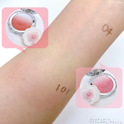 ジルスチュアート パステルペタル ブラッシュ/JILL STUART/パウダーチークを使ったクチコミ(6枚目)