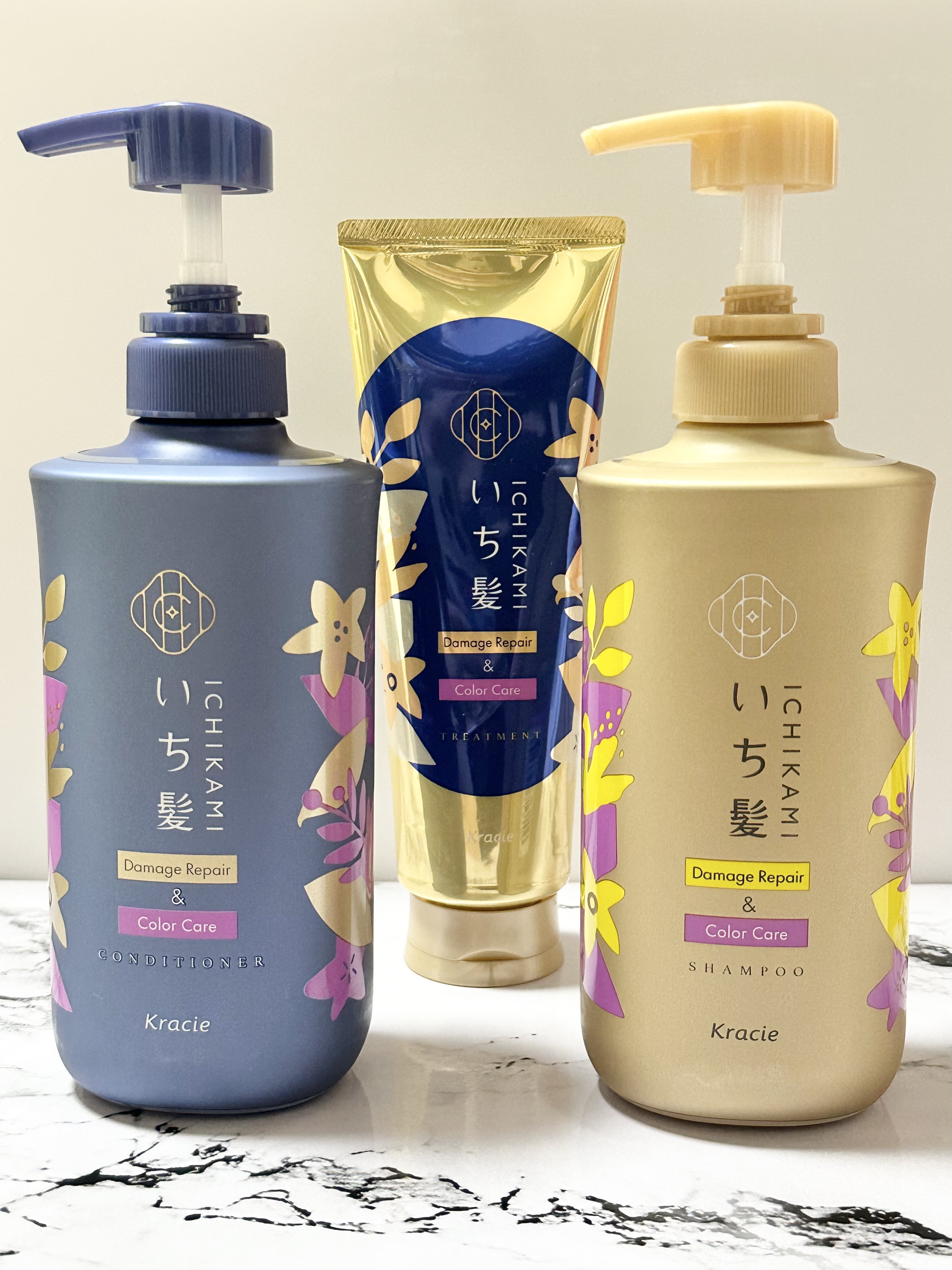 ダメージリペア＆カラーケア トリートメント/いち髪/洗い流すヘアトリートメントを使ったクチコミ（1枚目）