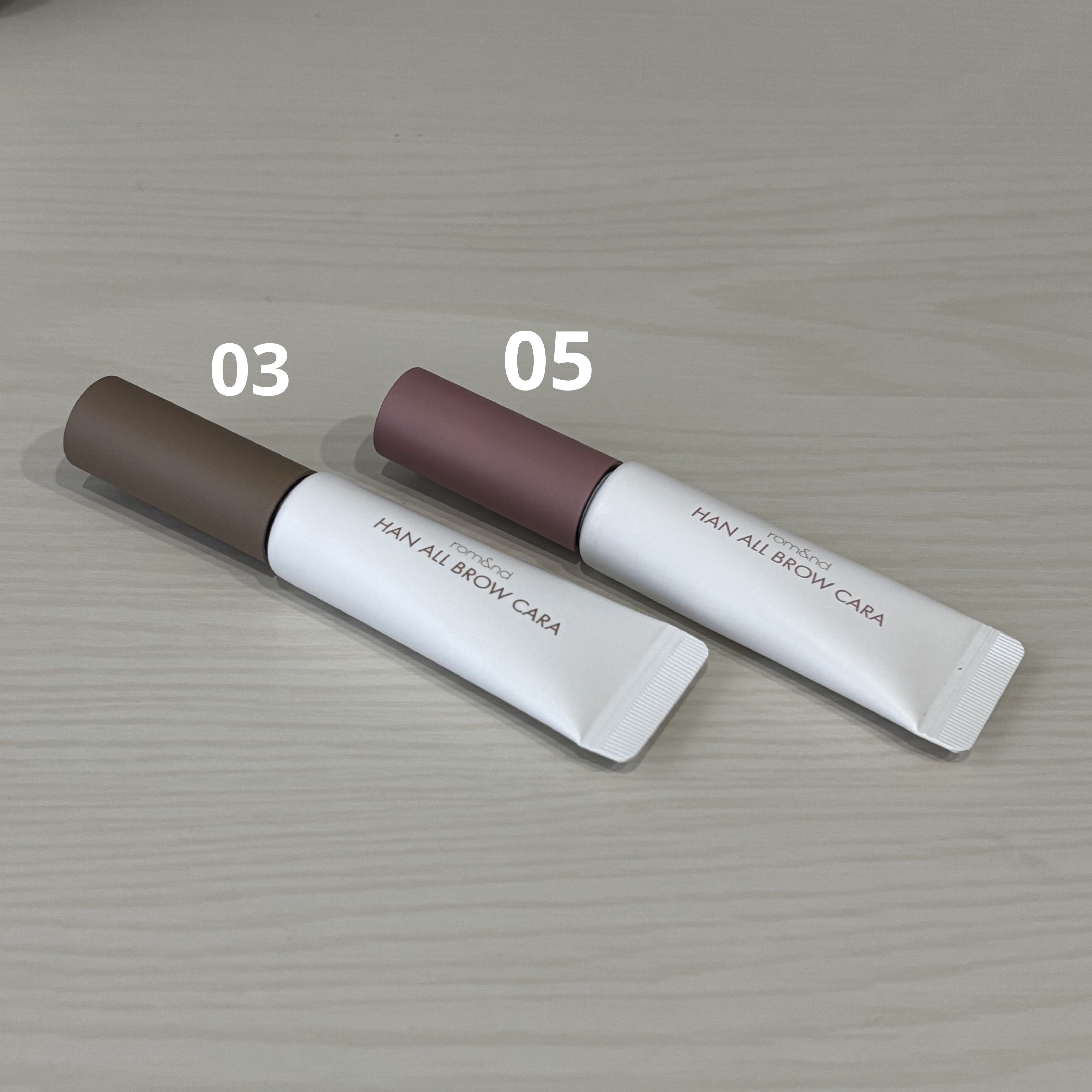 ハンオールブロウカラ/rom&nd/眉マスカラを使ったクチコミ（3枚目）