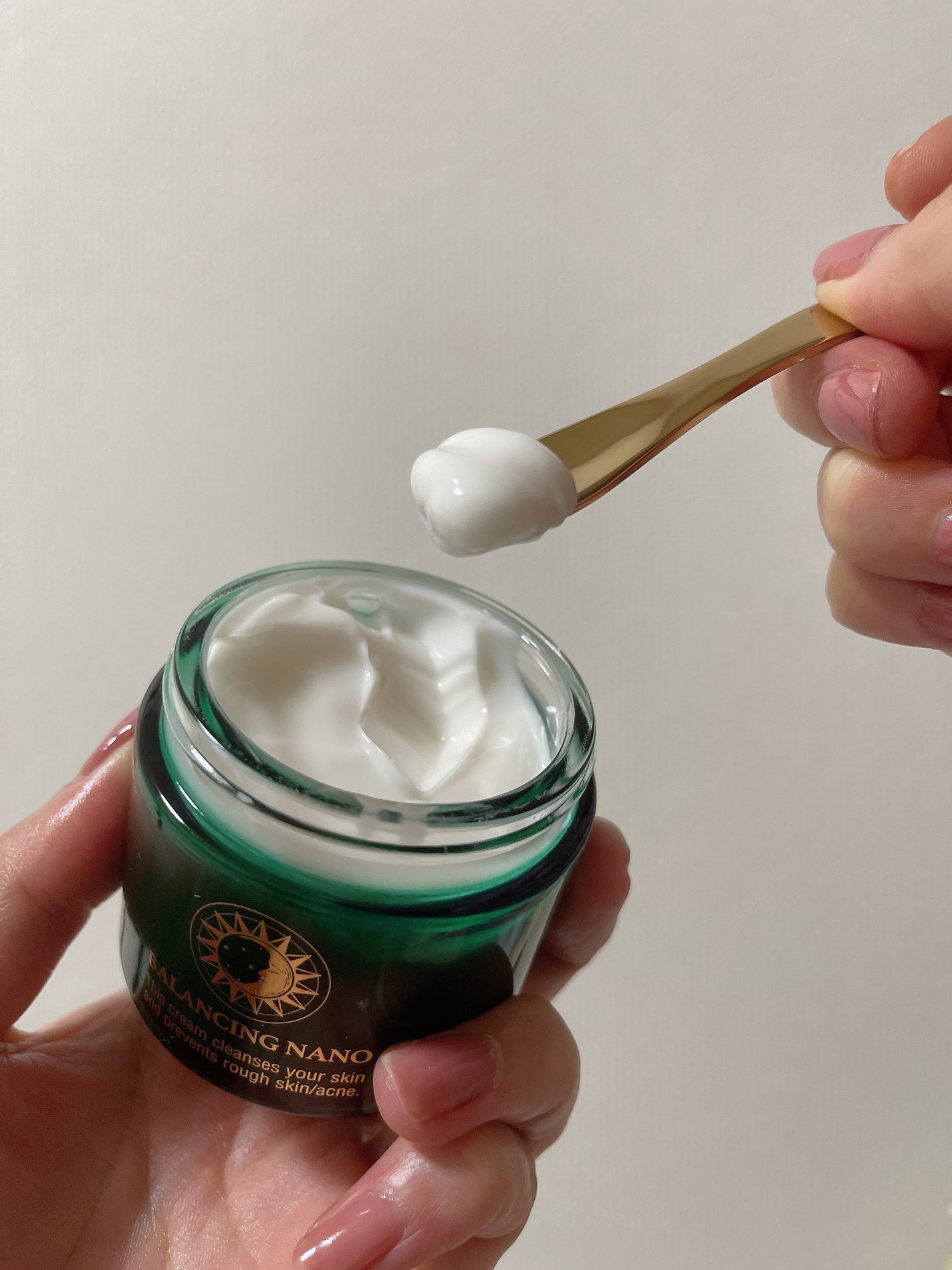 バランシングナノクリーム/ハーリス/フェイスクリームを使ったクチコミ(1枚目)