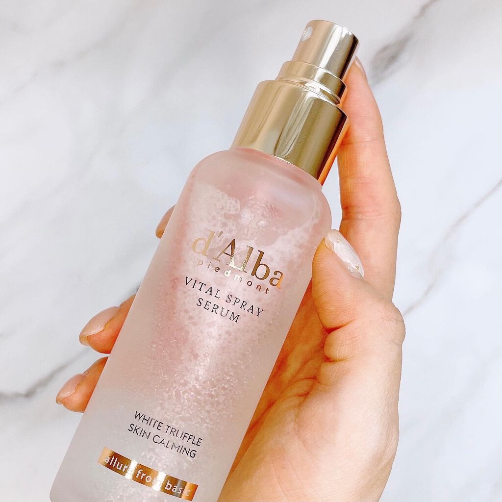 ダルバ ホワイトトリュフファーストスプレーセラム/ダルバ/ミスト状化粧水を使ったクチコミ(5枚目)