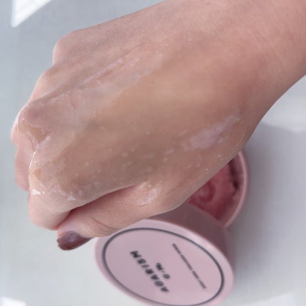 Q+Me スウィート ボム タラソ スクラブ/AGARISM/バスト・ヒップケアを使ったクチコミ(3枚目)