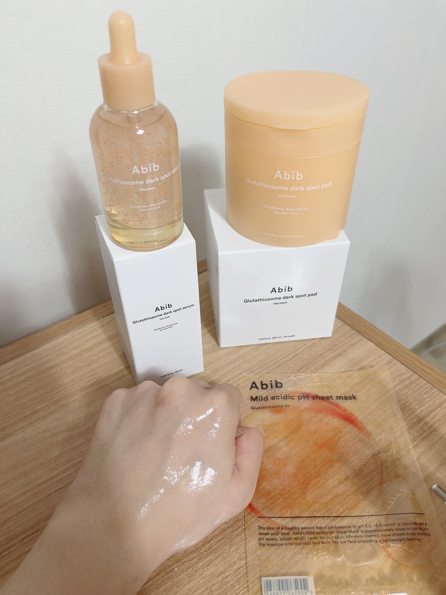 アビブ グルタチオンソームダークスポットセラムビタドロップ/Abib /美容液を使ったクチコミ(7枚目)