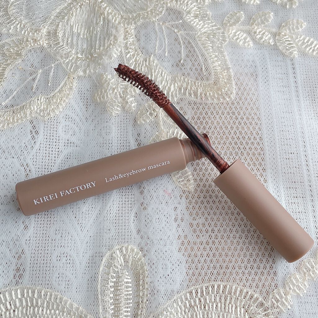 ラッシュ&アイブロウマスカラ 02 ラフテラコッタ/KIREI FACTORY/マスカラを使ったクチコミ（1枚目）