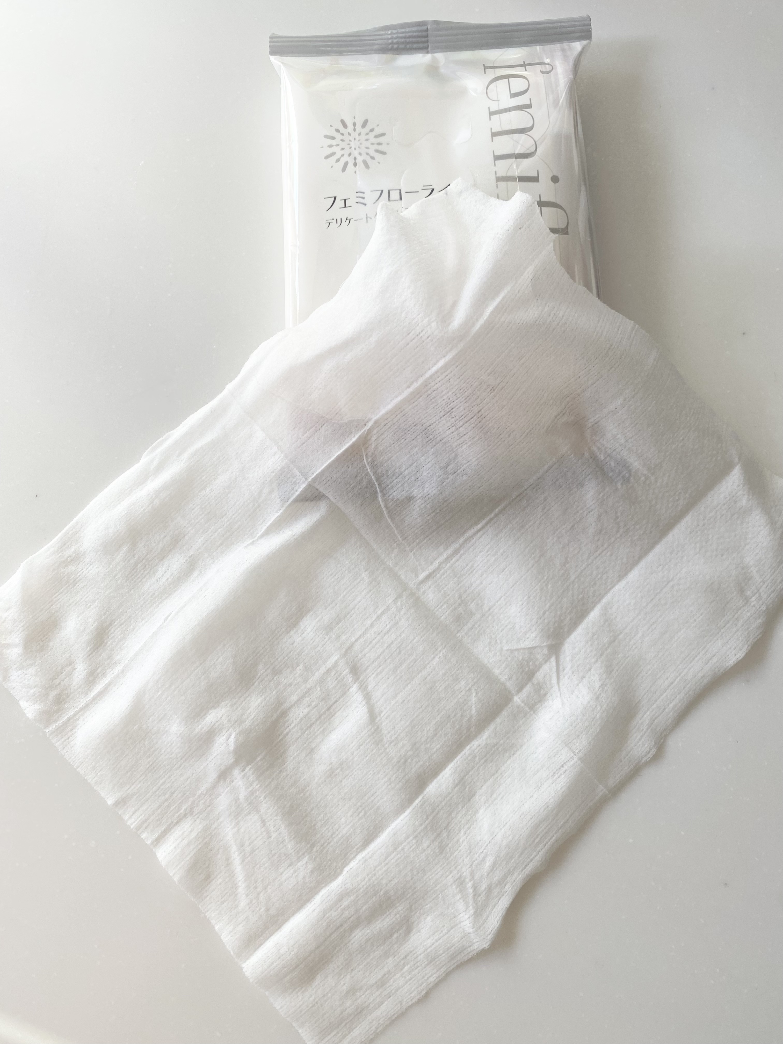 フェミフローライン　デリケートケアシート/わかもと製薬/デリケートゾーンケアを使ったクチコミ（3枚目）