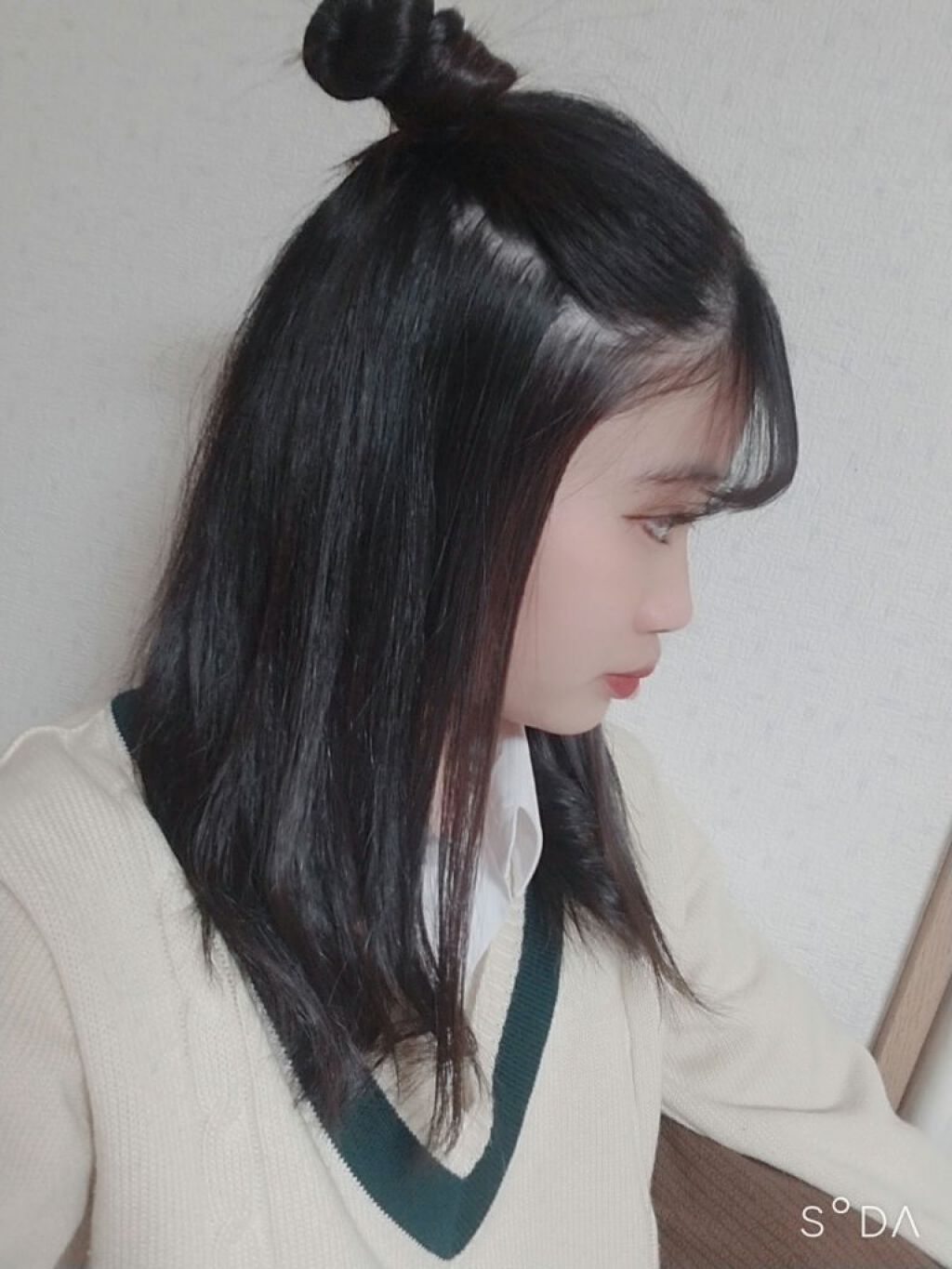 みき on LIPS 「正面はブスだったので、横からと後ろからで!!〜お団子編〜お団子..」(1枚目)