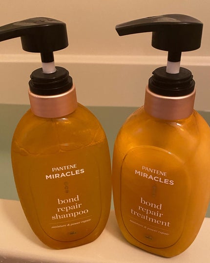 ボンドリペアシリーズ モイスチャー&パワーリペア シャンプー&トリートメント/パンテーン/市販シャンプーを使ったクチコミ(1枚目)