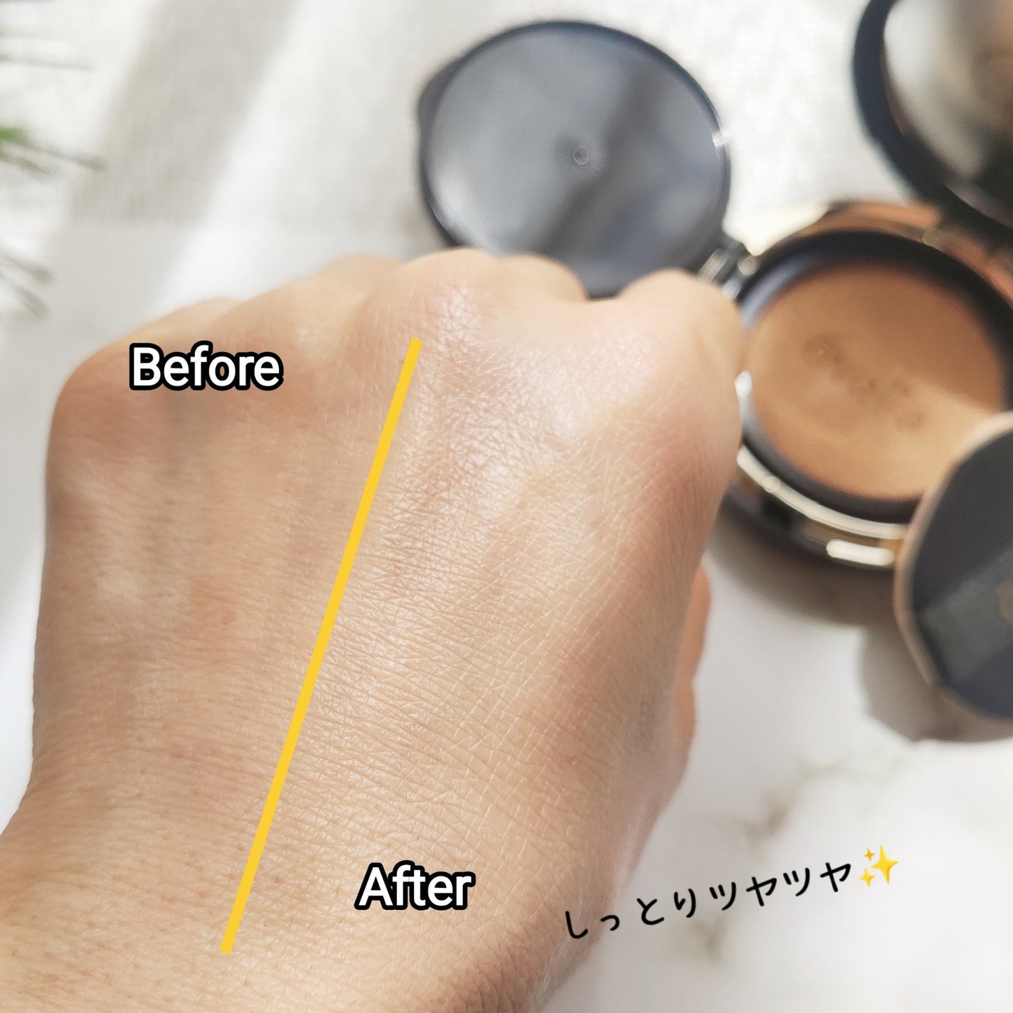 フコセンテラセラム イン クッション/ovalla/クッションファンデーションを使ったクチコミ(7枚目)