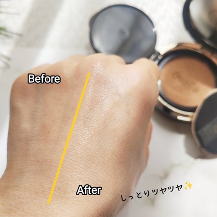 フコセンテラセラム イン クッション/ovalla/クッションファンデーションを使ったクチコミ(7枚目)