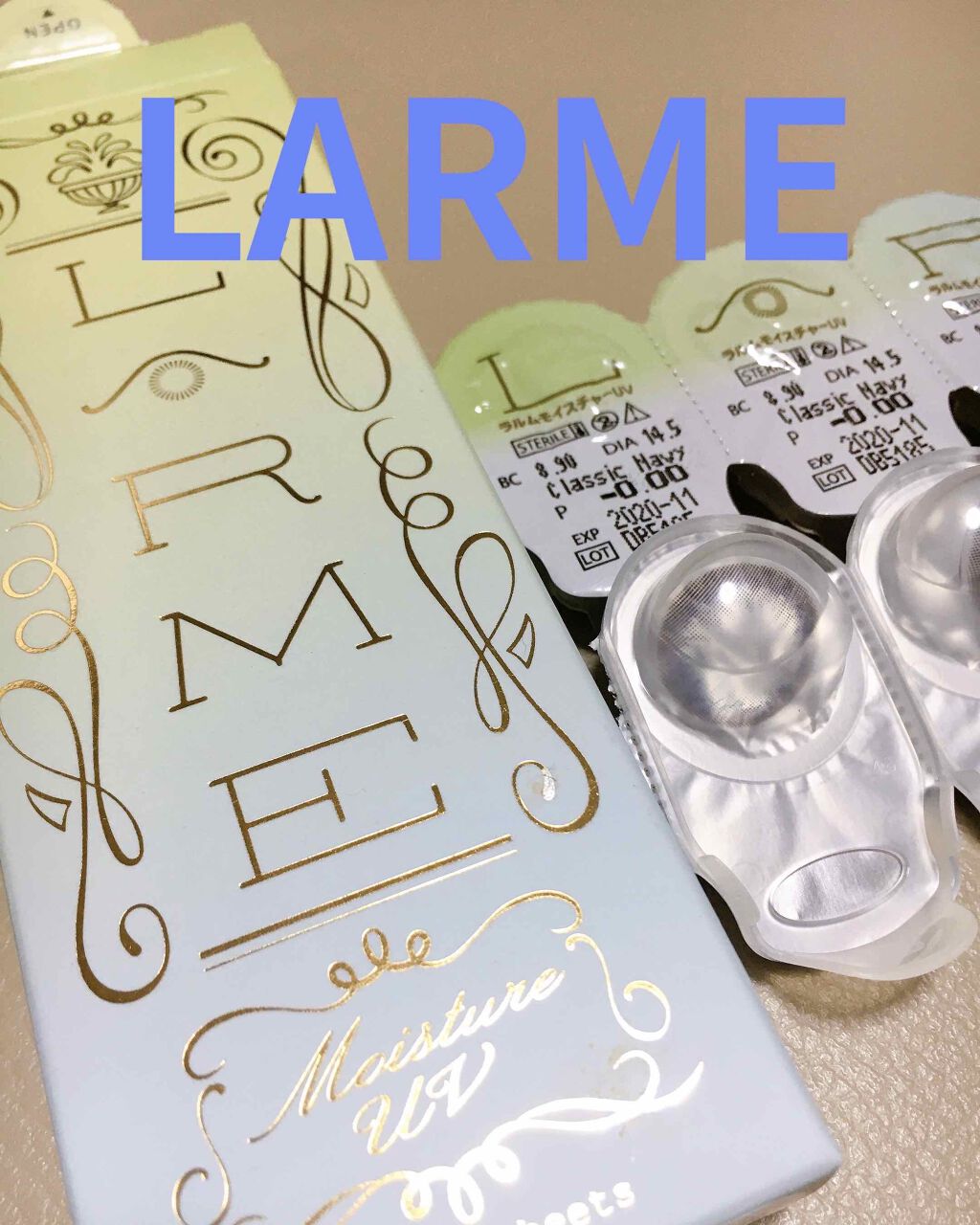 LARME MOISTURE UV(ラルムモイスチャーUV)/LARME/カラーコンタクトレンズを使ったクチコミ(1枚目)