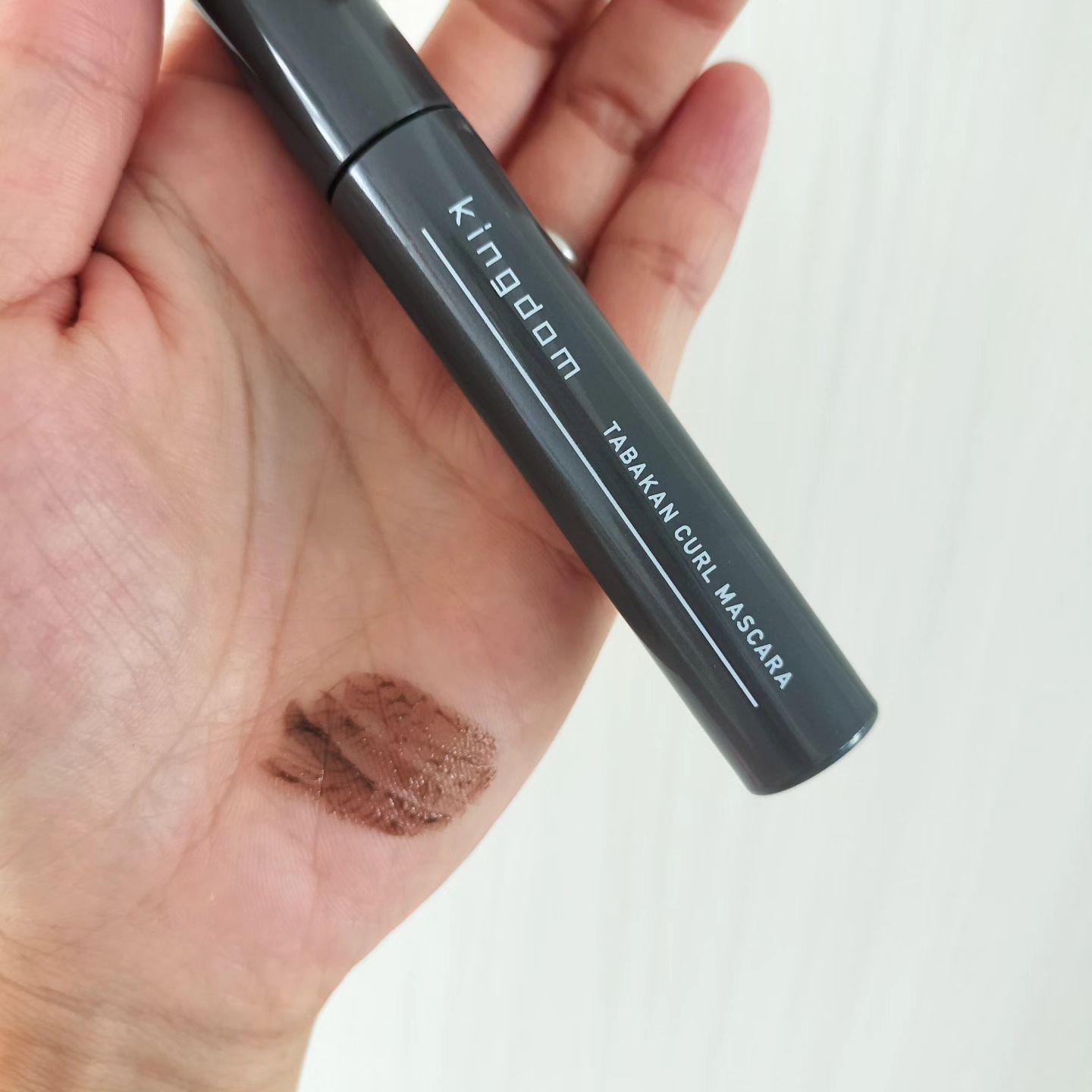 キングダム 束感カールマスカラ アッシュブラウン/キングダム/マスカラを使ったクチコミ（2枚目）