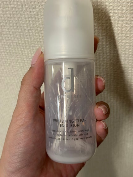 d プログラム ブライトニングクリア エマルジョン MBのクチコミ「⭐️美白乳液⭐️
敏感肌でも美白タイプのものを使いたいので、d プログラムのブライトニングクリ.....」(1枚目)