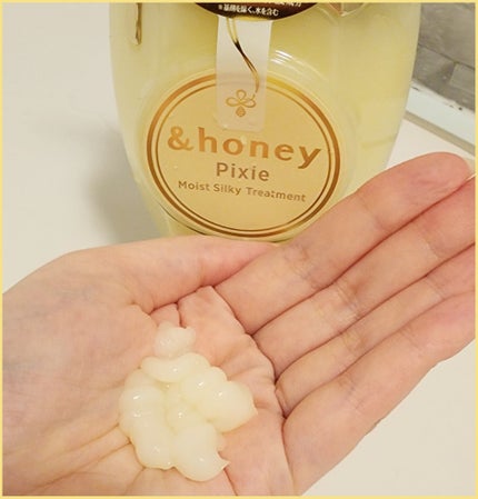 アンドハニー ピクシー モイストシルキー シャンプー1.0/ヘアトリートメント2.0/&honey/市販シャンプーを使ったクチコミ(3枚目)