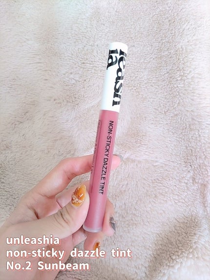 ノンスティッキーダズルティント/unleashia/リップティントを使ったクチコミ(2枚目)