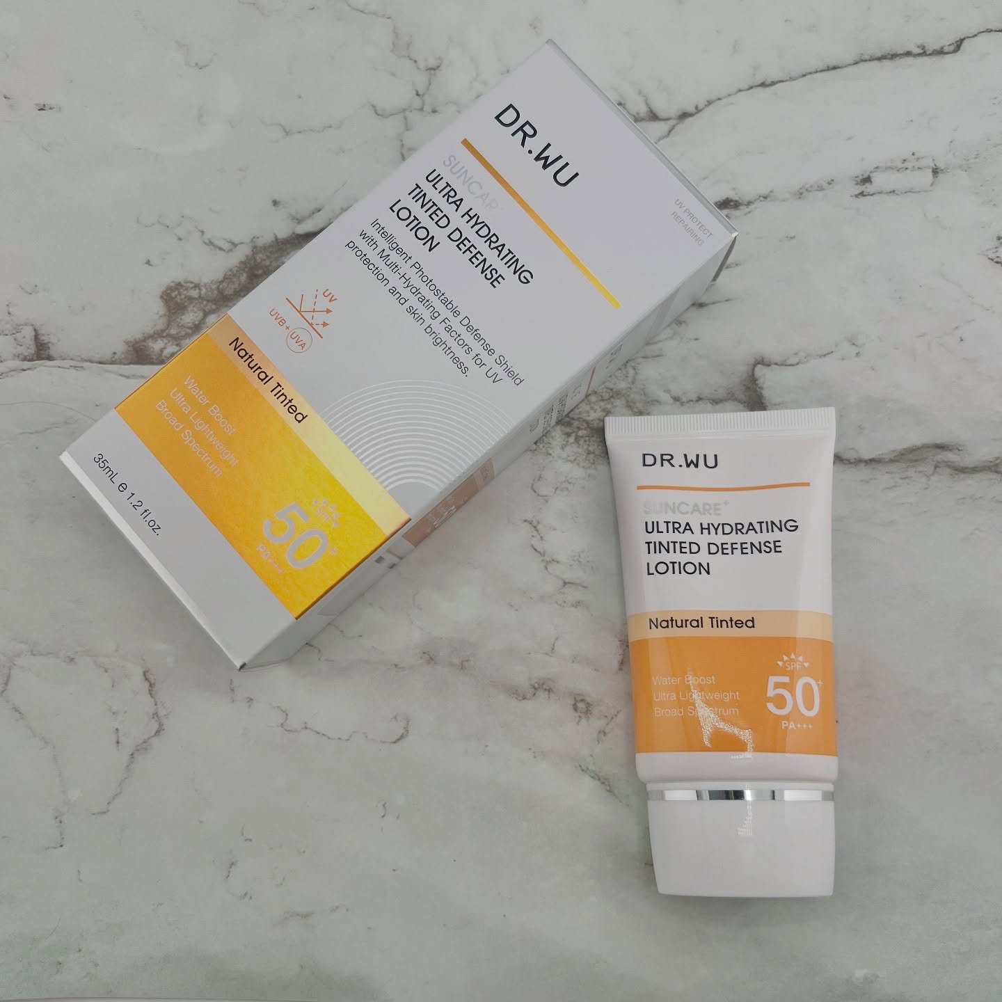 サンスクリーン+モイスト（色付き）＜日焼け止め＞/DR.WU/日焼け止めローションを使ったクチコミ（1枚目）