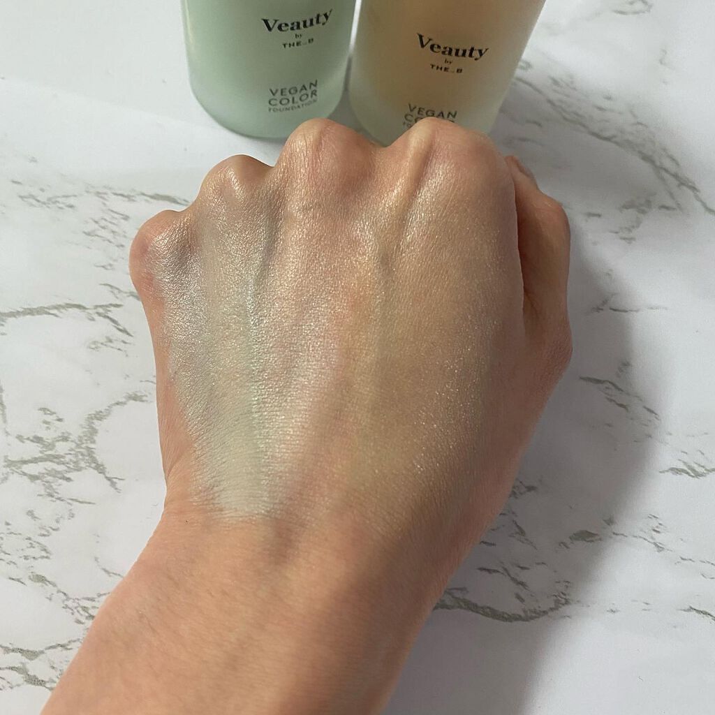 ヴィーガン カラーファンデーション/Veauty by THE_B/リキッドファンデーションを使ったクチコミ(4枚目)