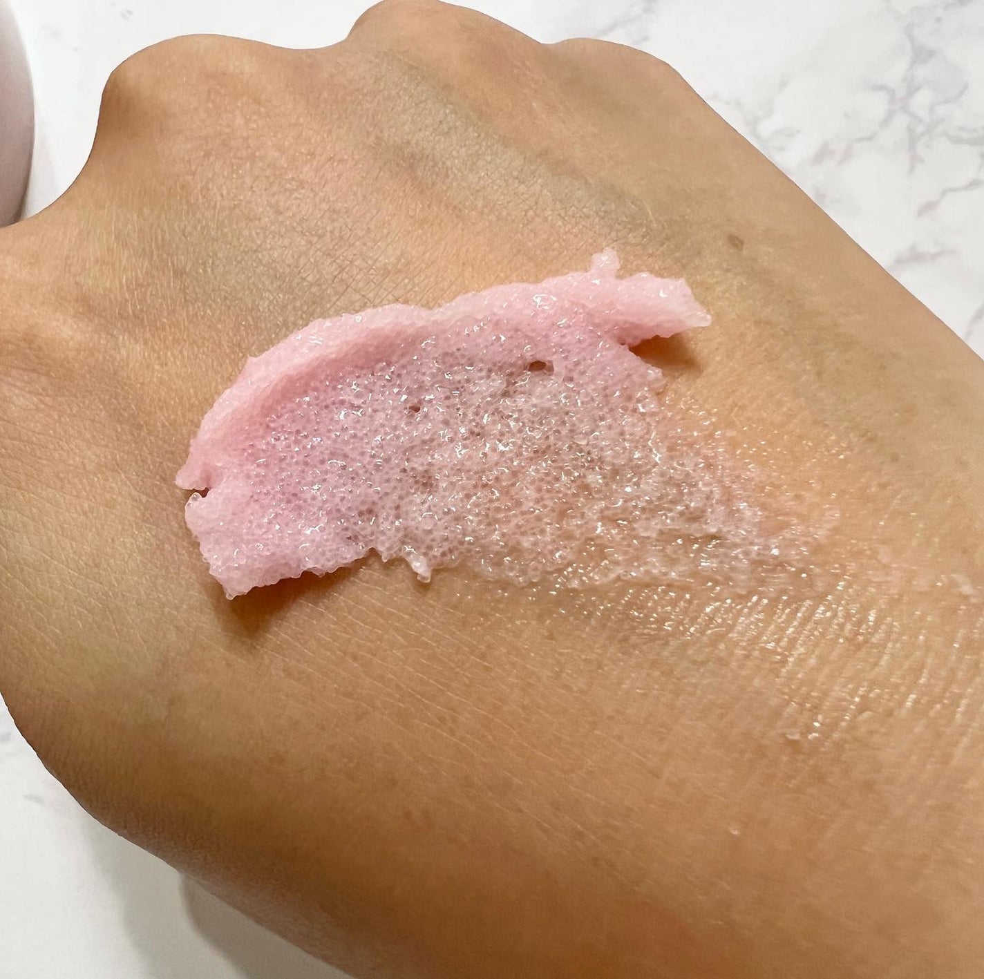 Q+Me スウィート ボム タラソ スクラブ/AGARISM/バスト・ヒップケアを使ったクチコミ(2枚目)