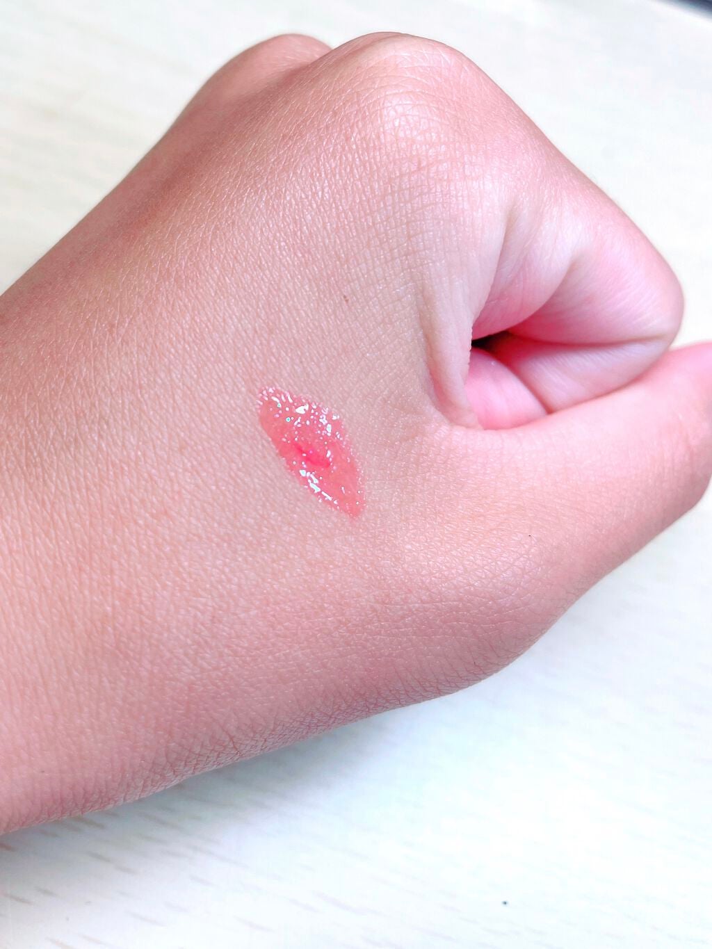 ナイトバカンスリップジェル/KATE/口紅を使ったクチコミ(4枚目)