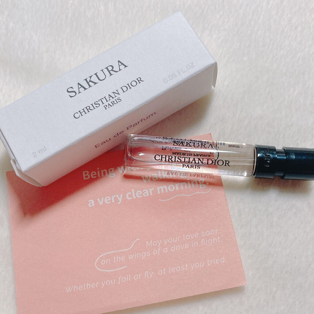 ラ コレクシオン プリヴェ クリスチャン ディオール サクラ オードゥ パルファン/Dior/香水(レディース)を使ったクチコミ（1枚目）