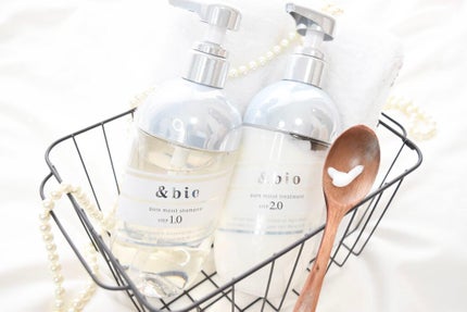 ピュアモイスト シャンプー 1.0/ヘアトリートメント 2.0/&bio/市販シャンプーを使ったクチコミ(2枚目)