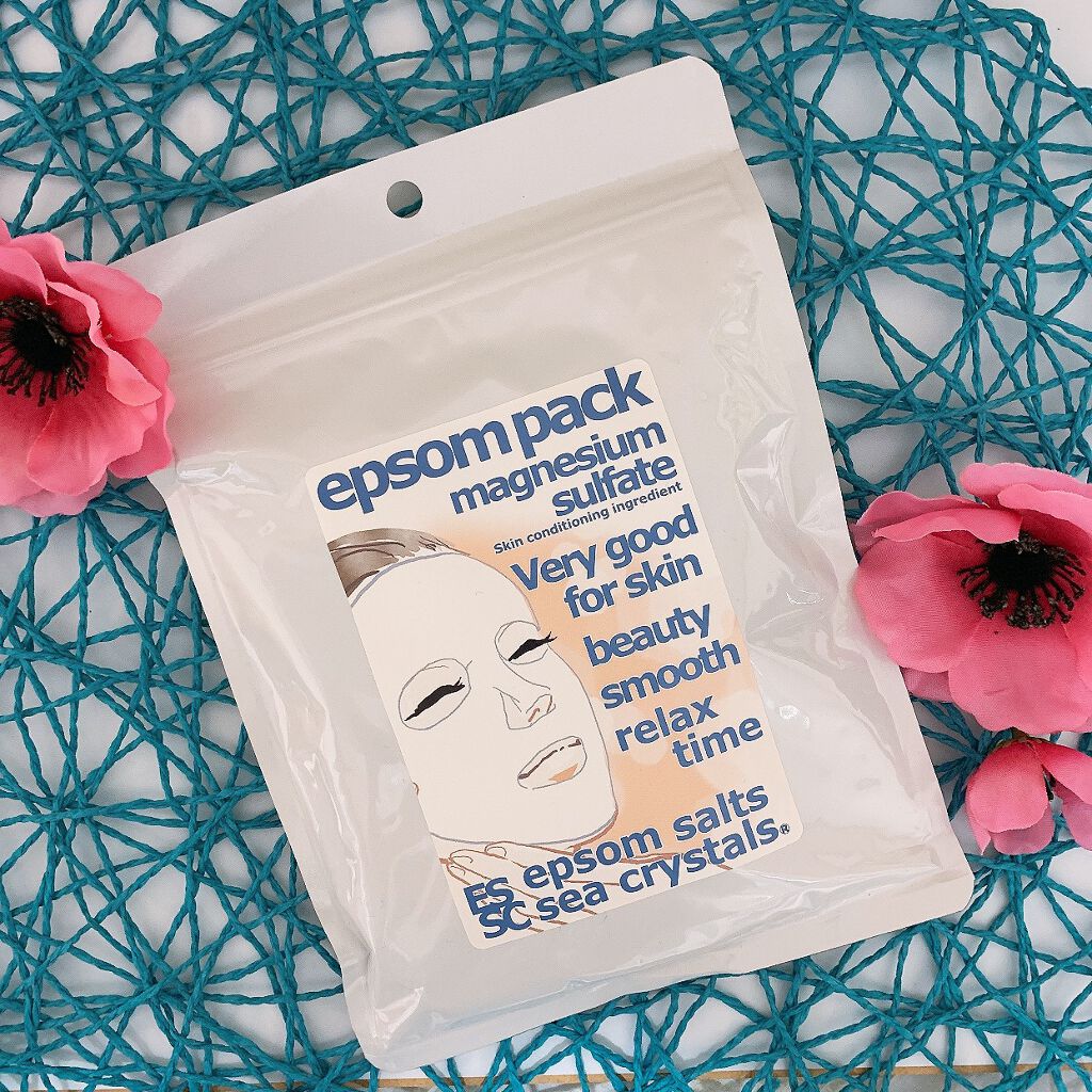 エプソムパック/sea crystals/シートマスク・パックを使ったクチコミ（2枚目）