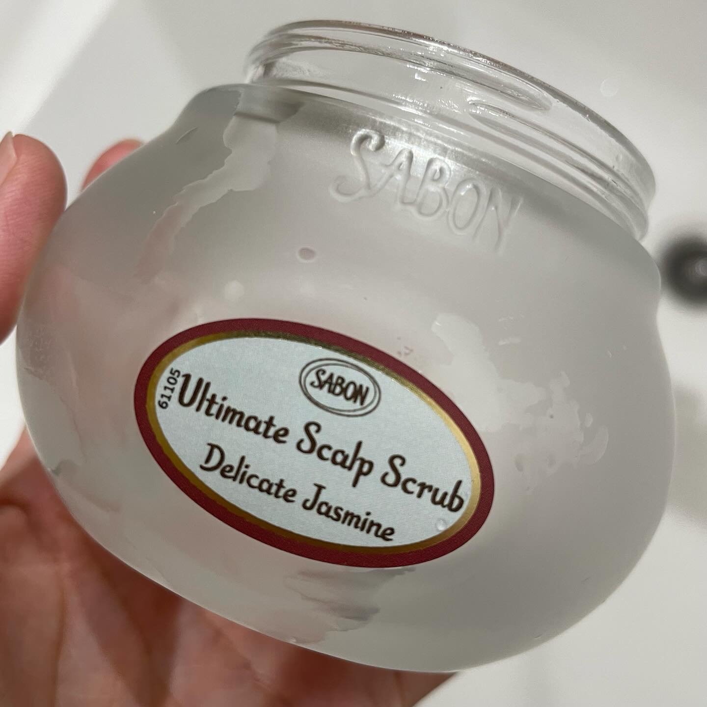 ヘッドスクラブ デリケート・ジャスミン/SABON/ヘッドスクラブを使ったクチコミ（2枚目）