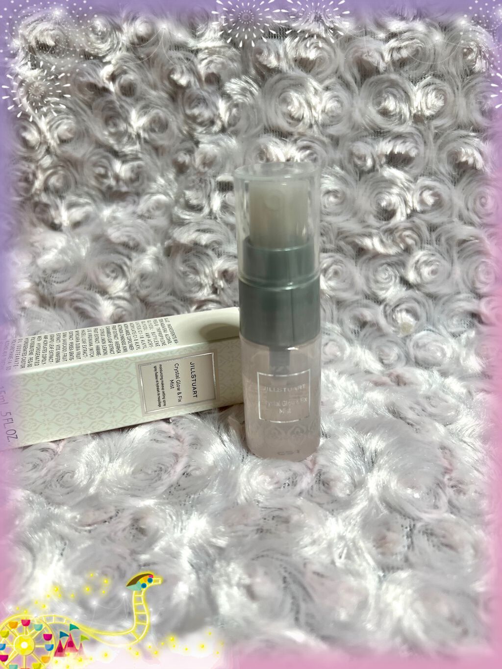 クリスタル グロウ&フィックス ミスト/JILL STUART/フィックスミストを使ったクチコミ(1枚目)