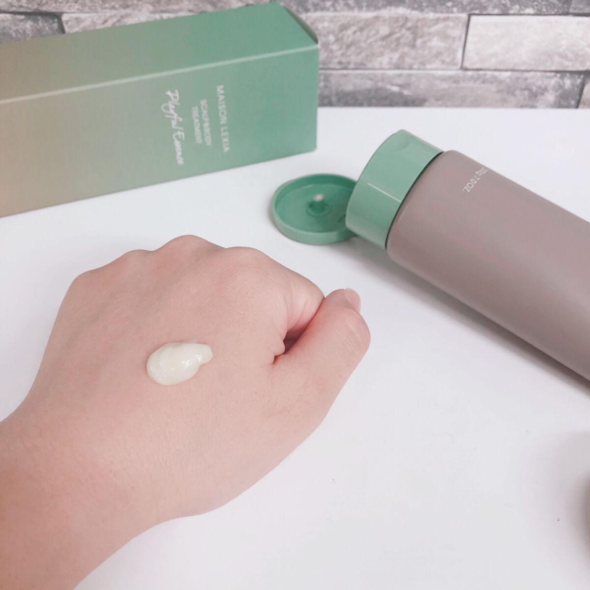 スカルプ＆ボディトリートメント プレイフルエッセンス/MAISON LEXIA/頭皮トリートメントを使ったクチコミ（3枚目）