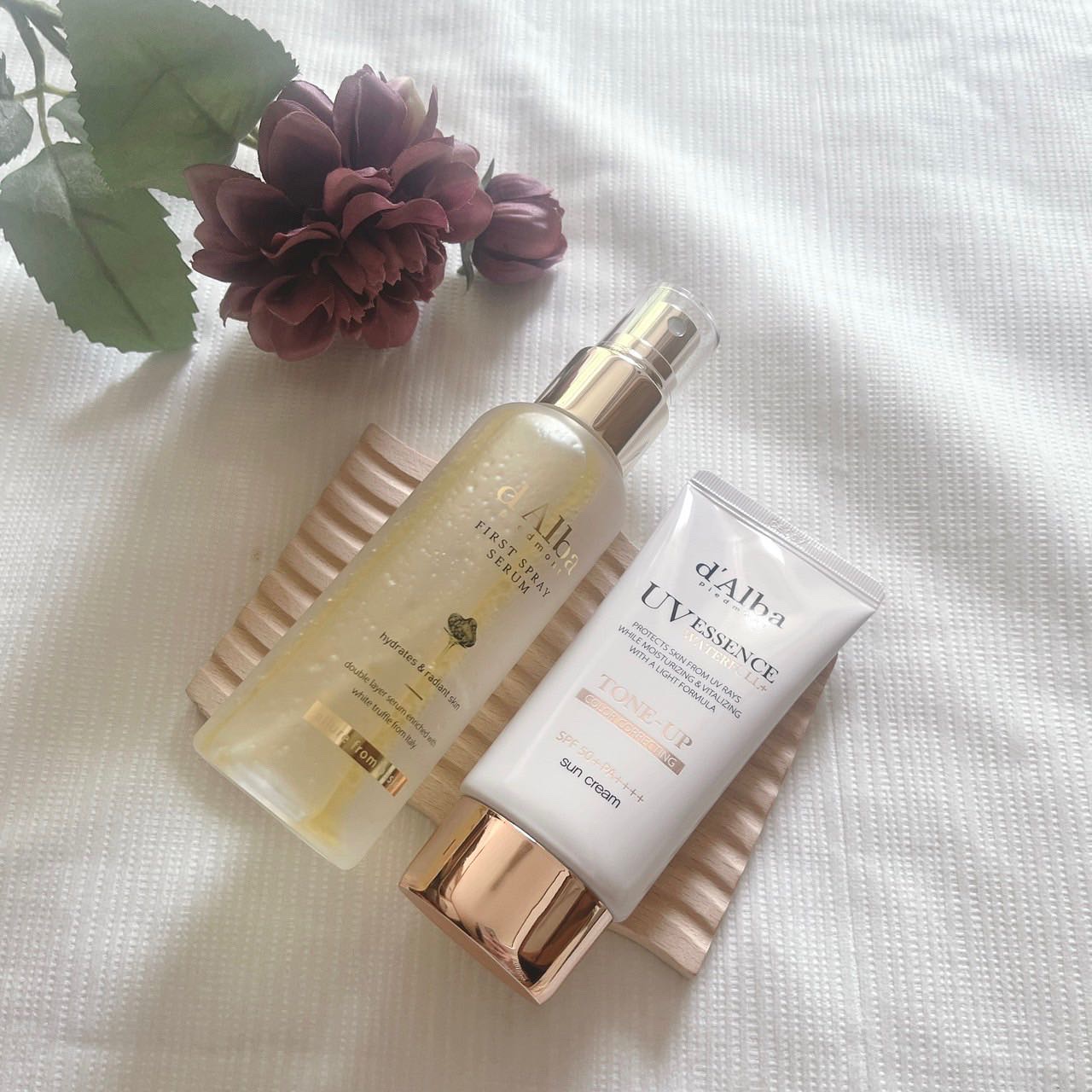 ダルバ ホワイトトリュフファーストスプレーセラム/ダルバ/ミスト状化粧水を使ったクチコミ（1枚目）